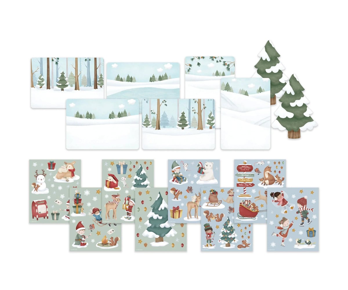 Pegatinas y Tarjetas Navideñas