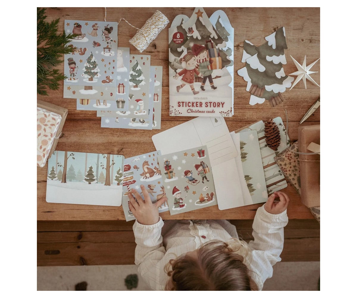 Pegatinas y Tarjetas Navideñas