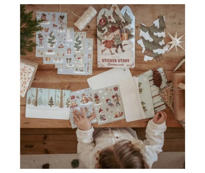 Pegatinas y Tarjetas Navideñas