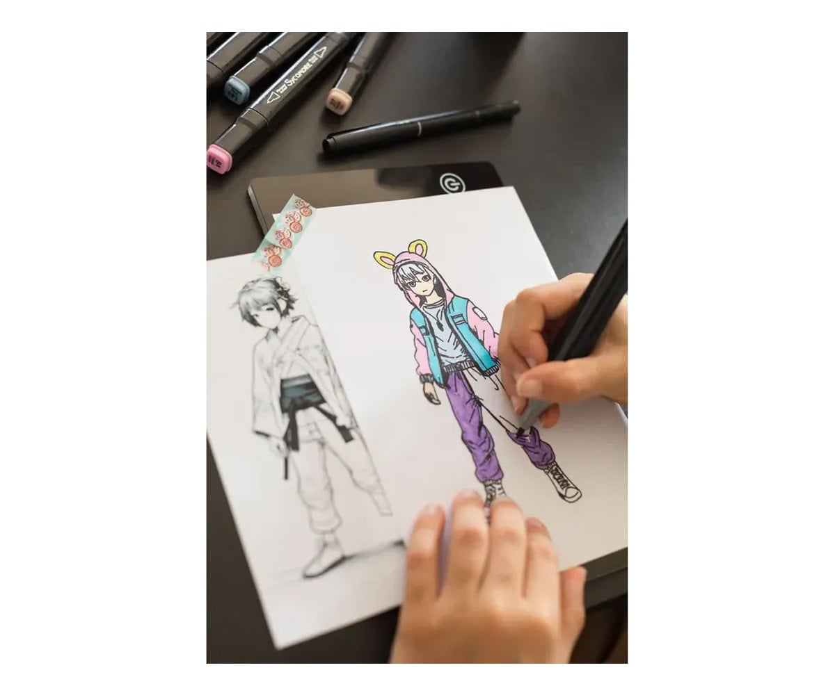Tavoletta Luminosa A5 Crezione Personaggi Manga