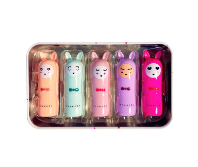 Caja Metálica 5 Bálsamos Labiales Inuwet