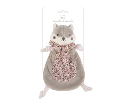 Doudou Scoiattolo Cherry Flowers Personalizzabile