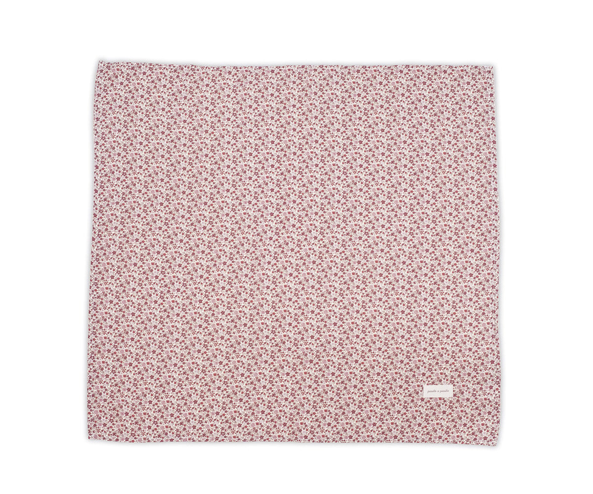Set 2 Muselinas Cherry Flores 70 x 70 cm