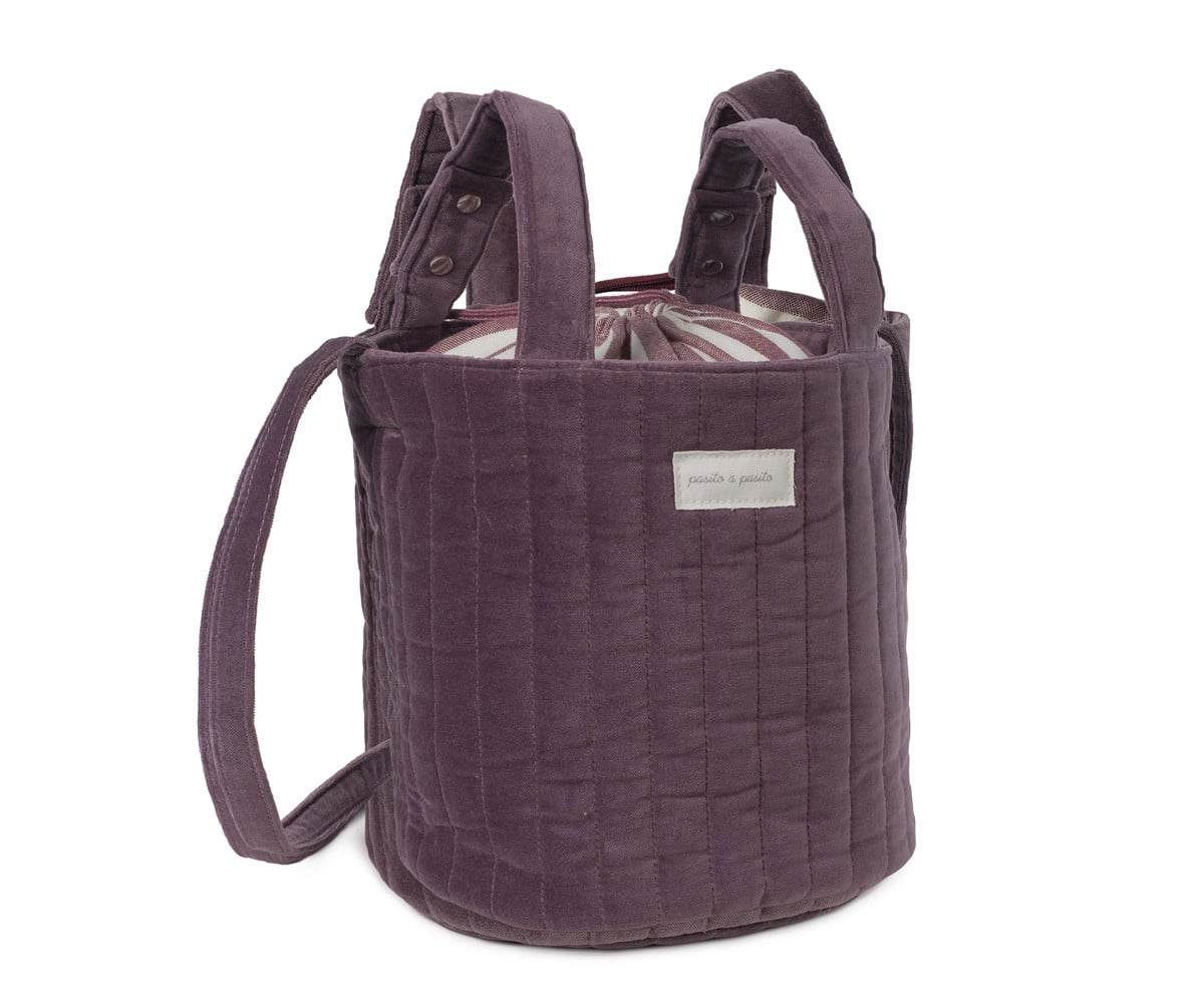 Borsa a Secchiello Bucket Cherry Velvet
