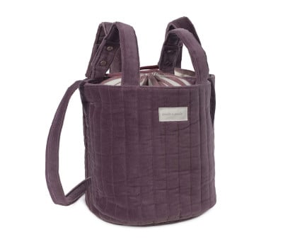 Borsa a Secchiello Bucket Cherry Velvet