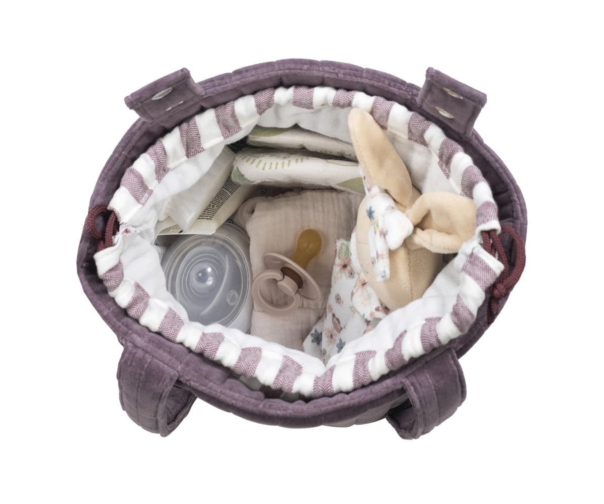 Borsa a Secchiello Bucket Cherry Velvet