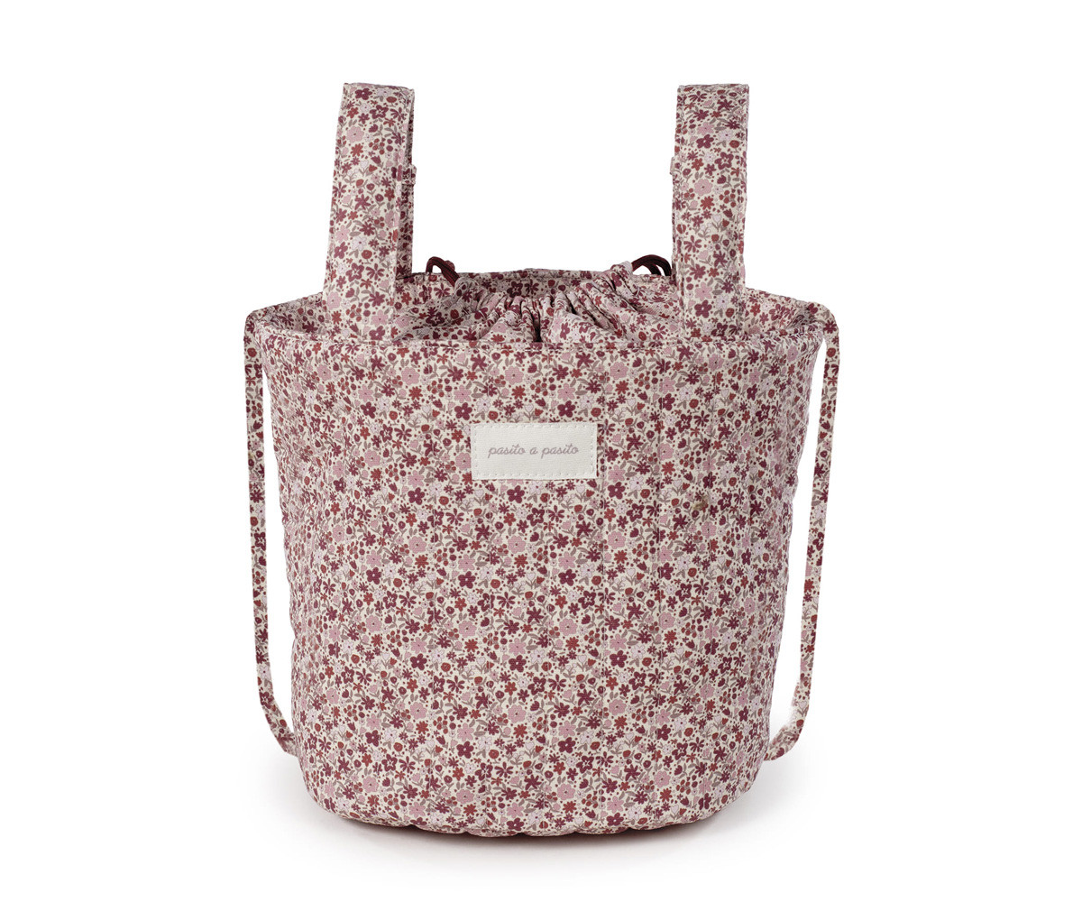 Borsa a Secchiello Bucket Cherry Flowers