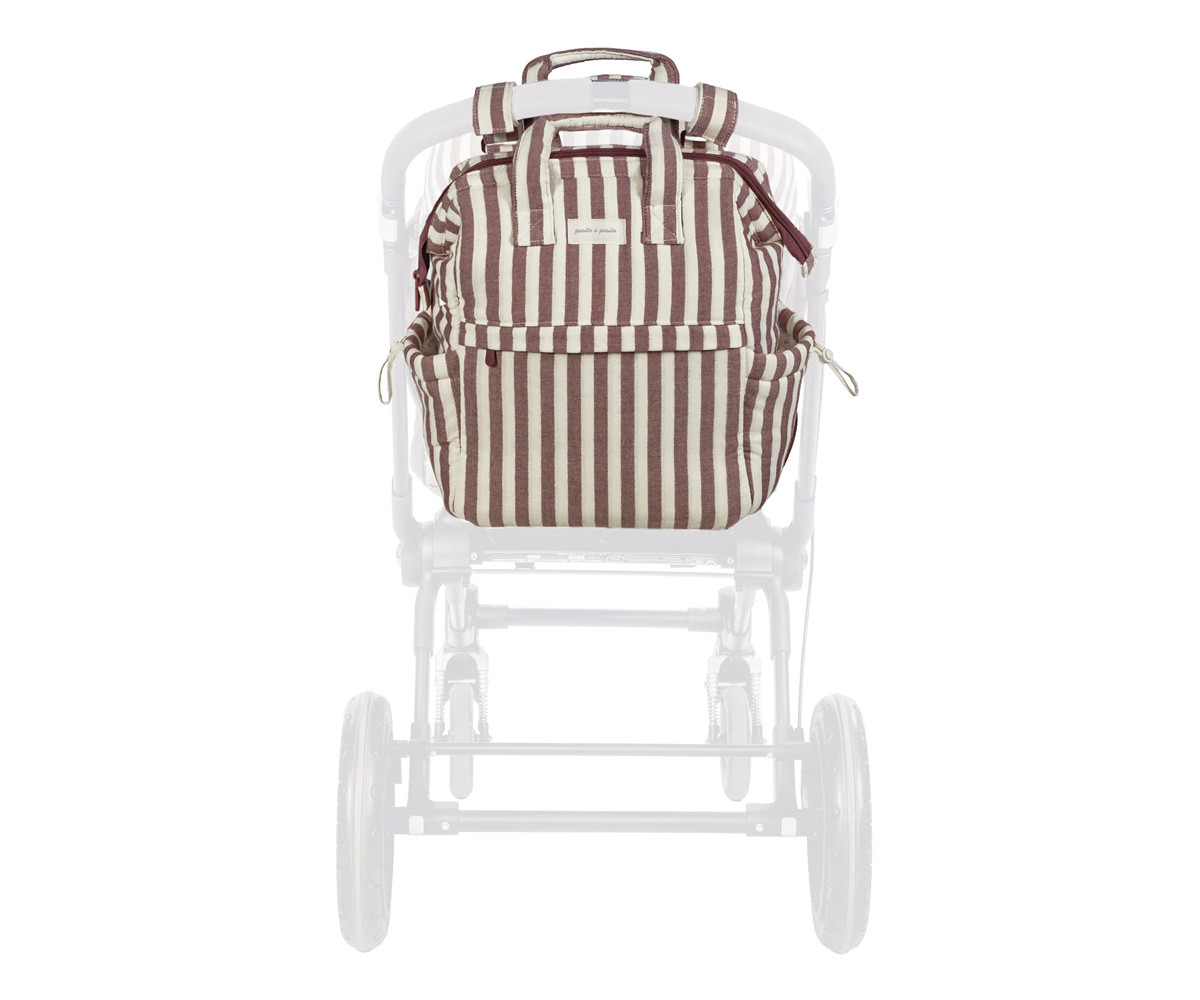 Mochila Cherry Rayas