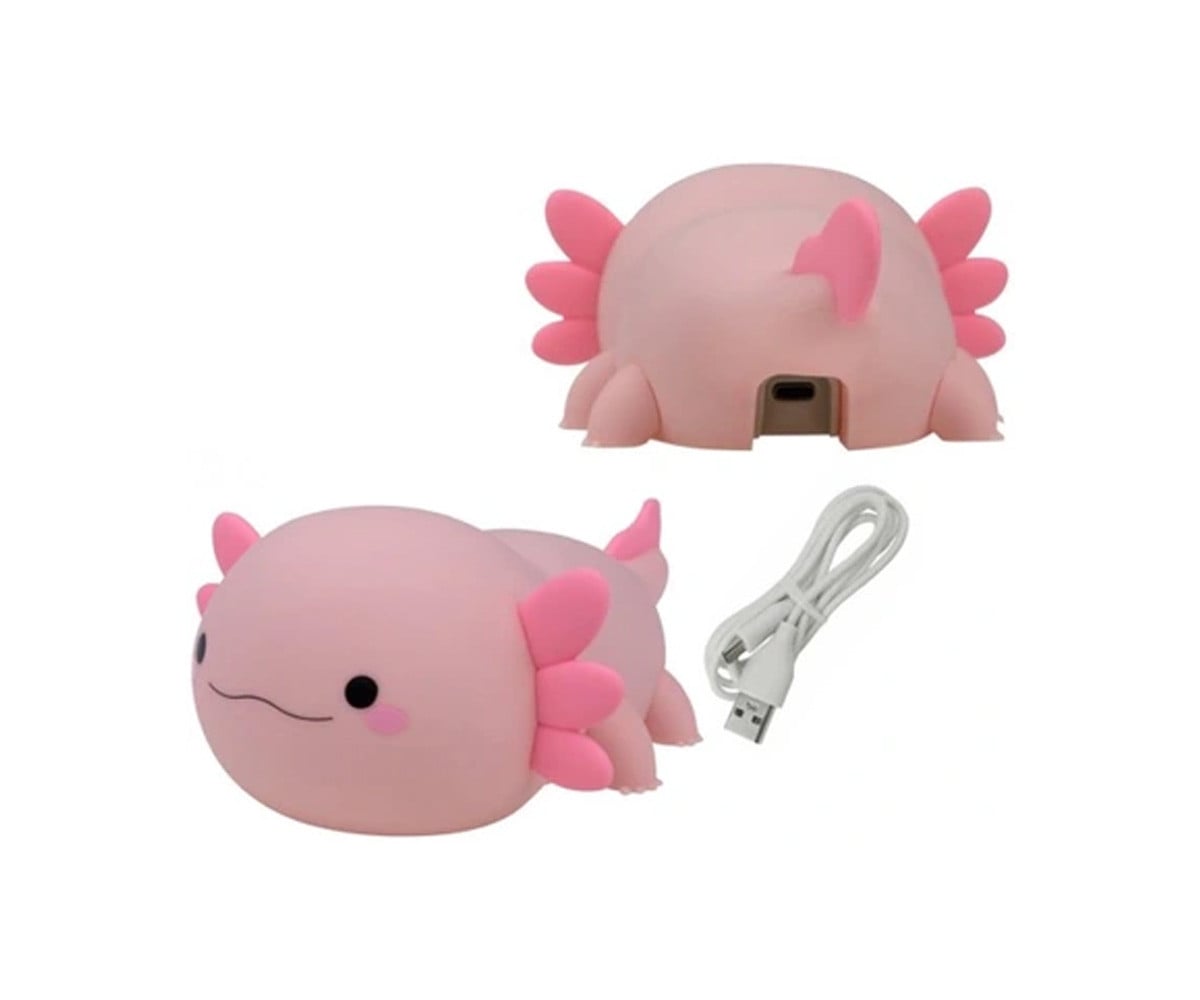 Luce Notturna LED Axolotl Rosa