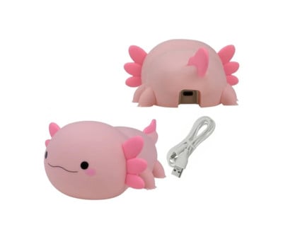 Luce Notturna LED Axolotl Rosa