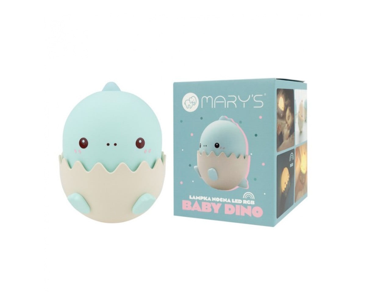Luce Notturna LED RGB Baby Dino