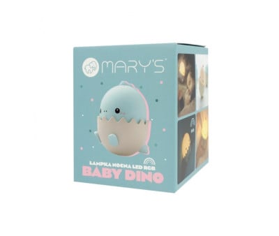 Luce Notturna LED RGB Baby Dino