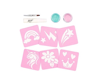 Set Tatuaggi Unicorn Glitter
