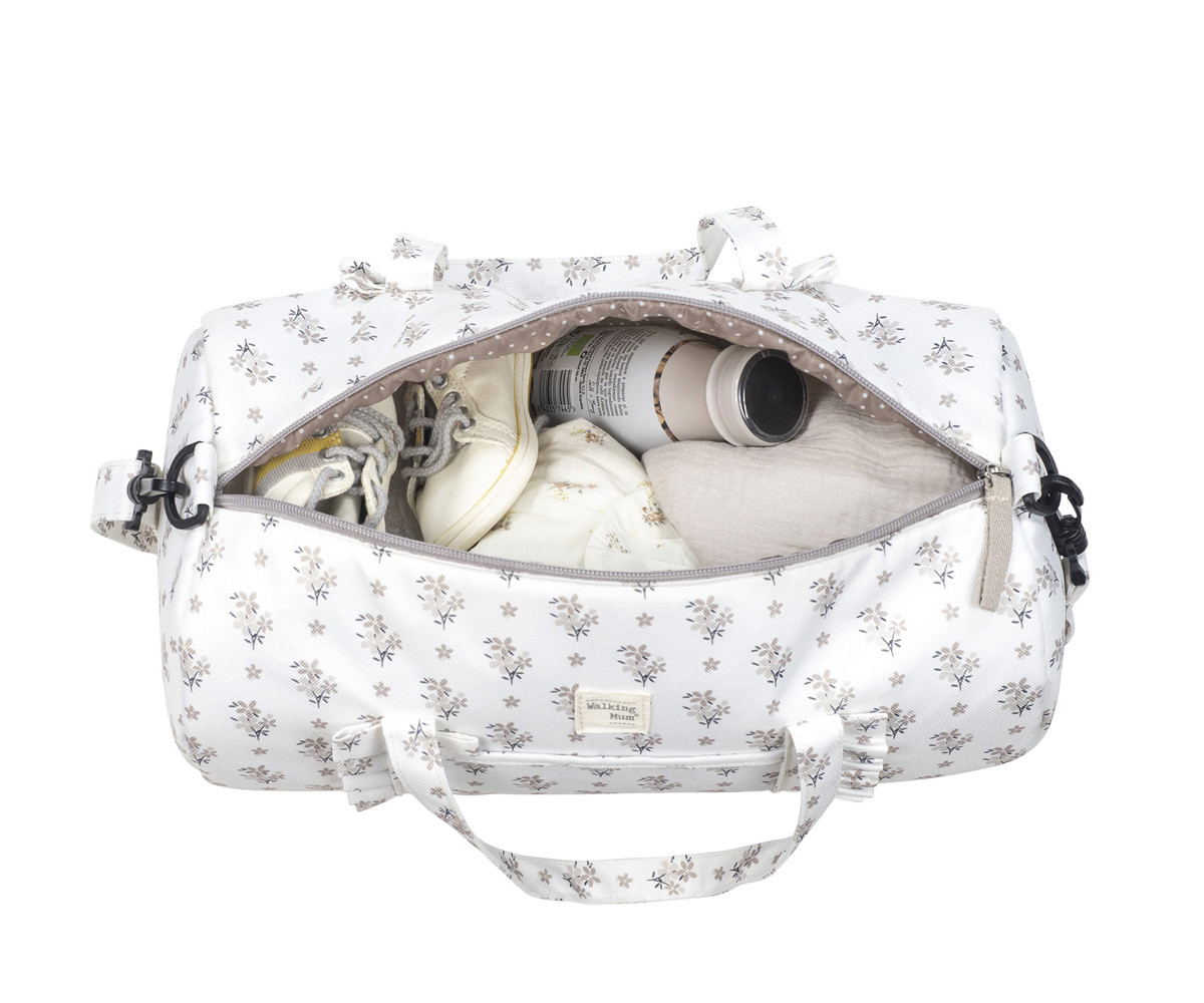 Bolsa Weekend Botton Flores Personalizable