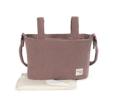 Sac à Langer en Velours Gala Cerise