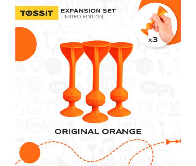Set de 3 Dardos de Silicona con Ventosa Orange