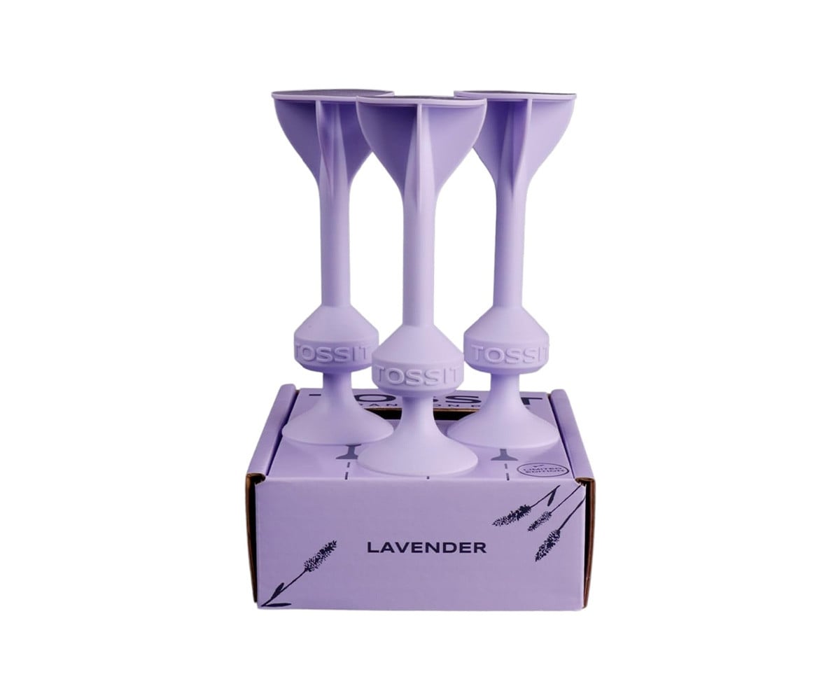 Set de 3 Fléchettes en Silicone avec Ventouse Lavander
