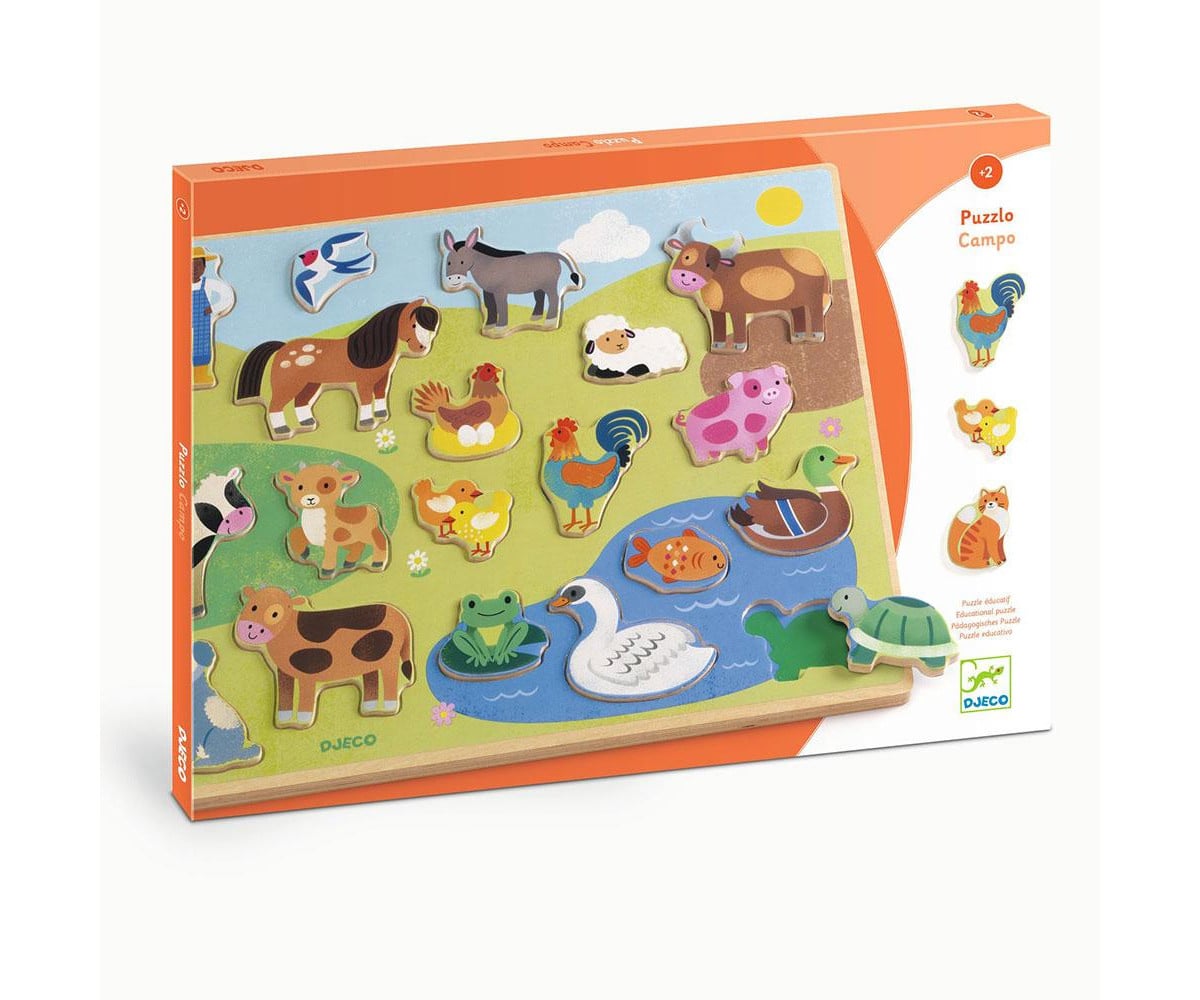 Quebra-cabeça de Animais rurais