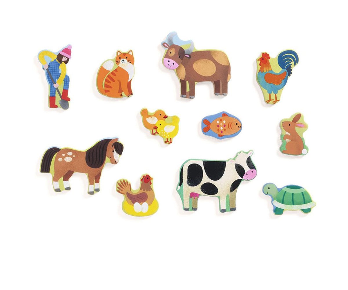 Quebra-cabeça de Animais rurais