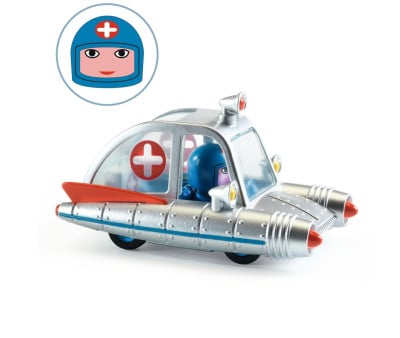 Voiture Crazy Motors Flying Ambulance