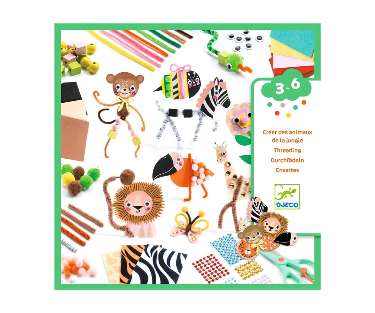 Creative Box Crea Animali della Giungla