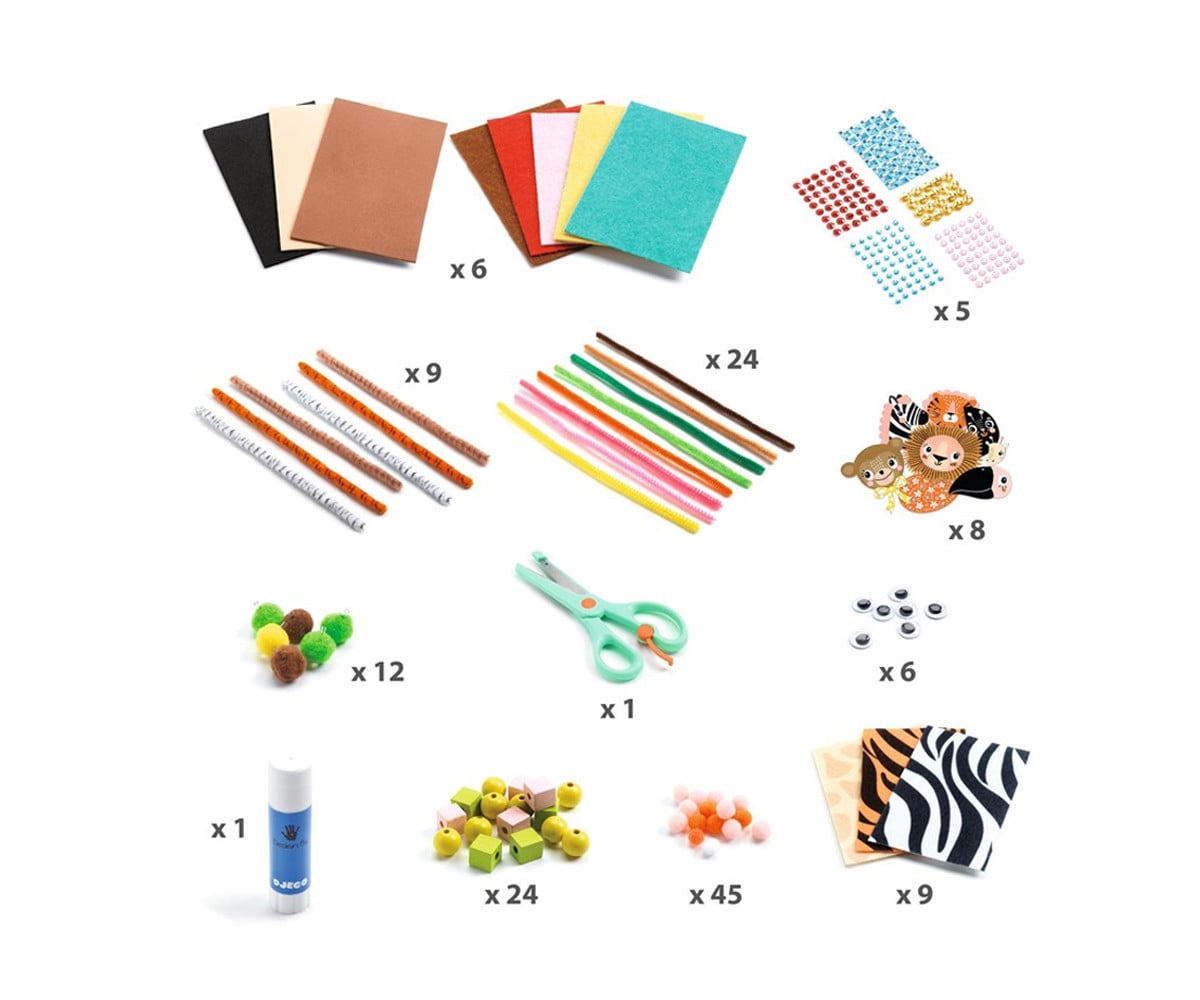 Creative Box Crea Animali della Giungla