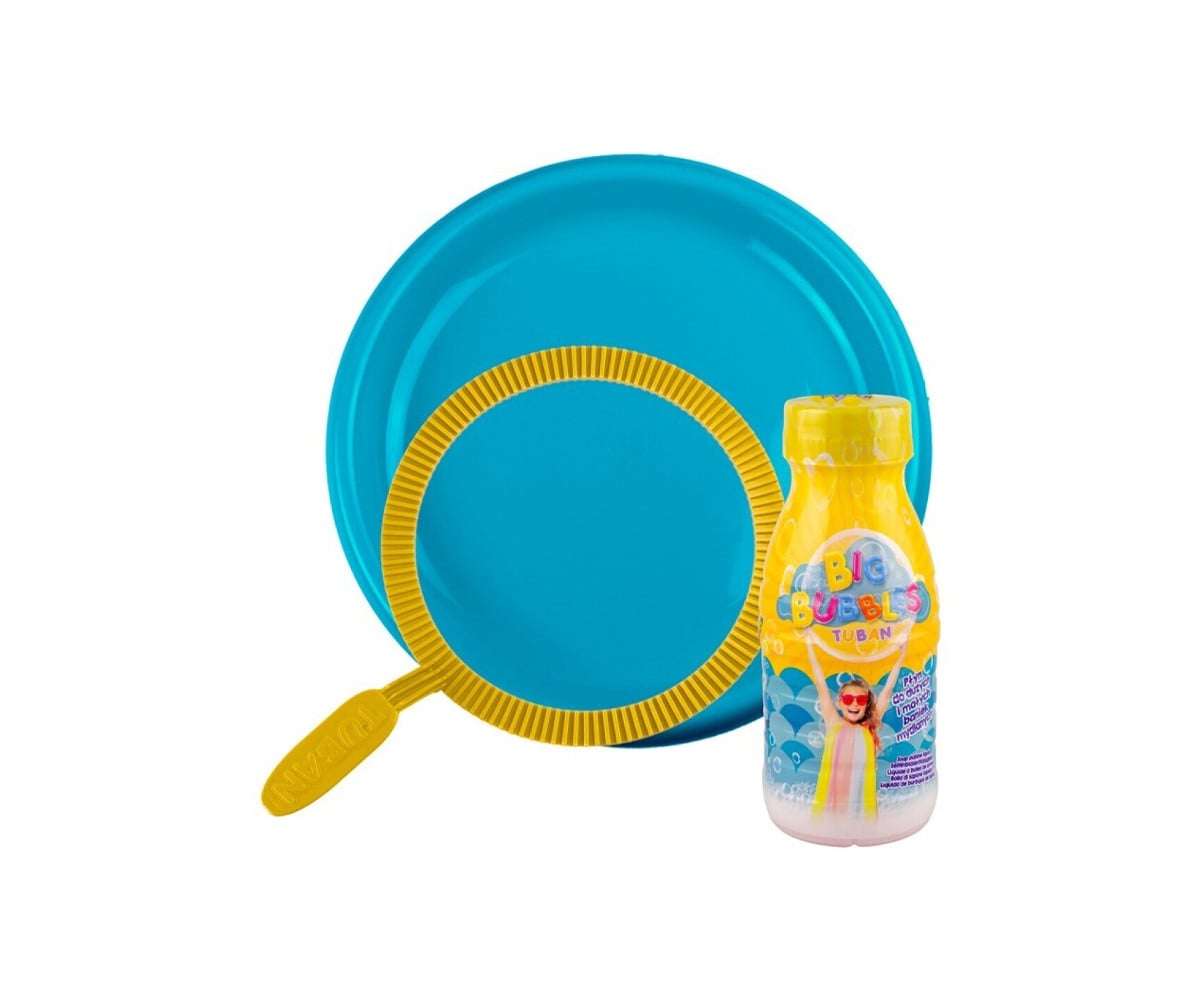 Prato de fixação Bubbles + 1 anel + 250 ml de líquido