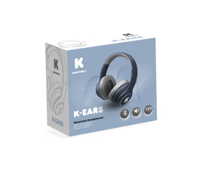 Cuffie Bluetooth K-EARS con Limitatore di Volume Blu