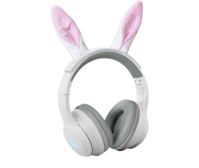 Casque KidyEars pour Enfants avec Oreilles de Lapin