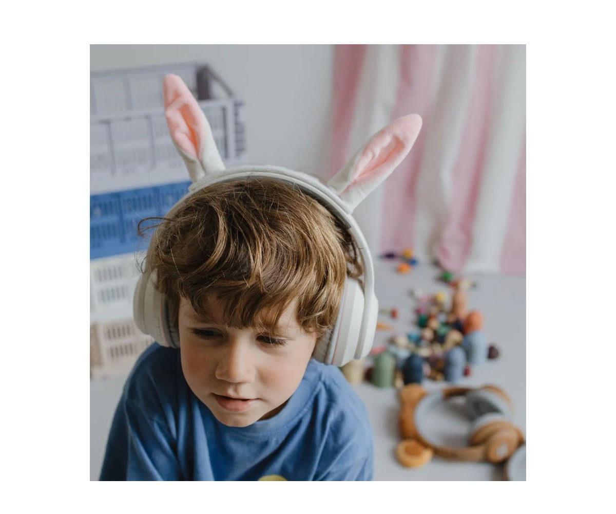 Casque KidyEars pour Enfants avec Oreilles de Lapin