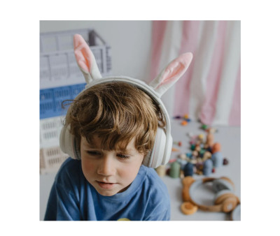 Casque KidyEars pour Enfants avec Oreilles de Lapin