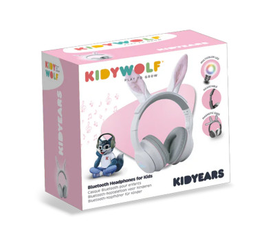 Casque KidyEars pour Enfants avec Oreilles de Lapin