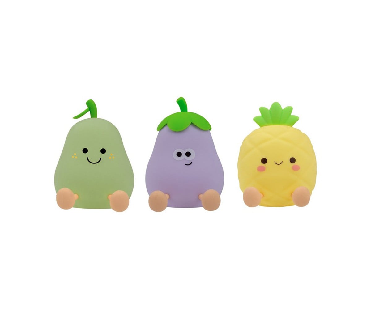 3 Veilleuses LED Fruits