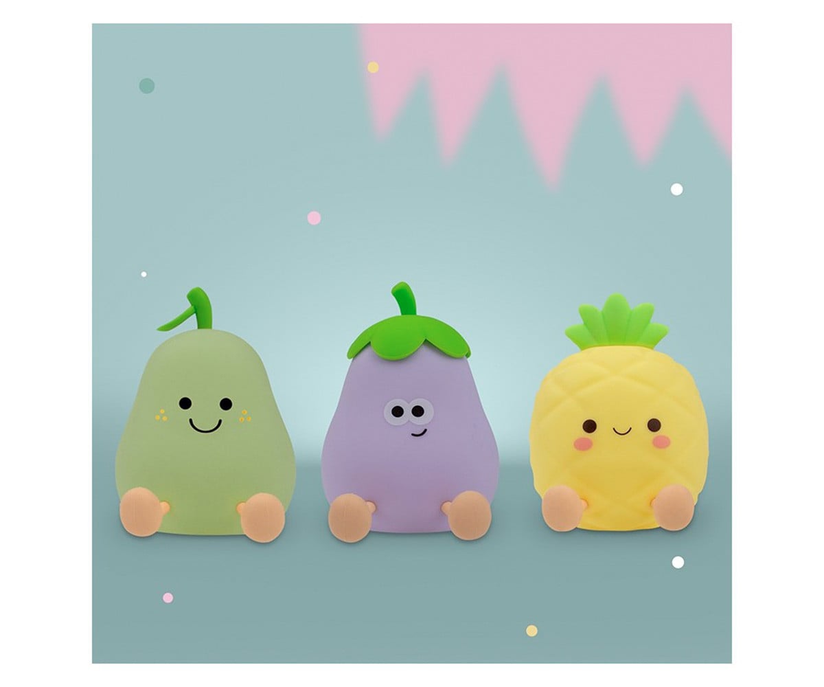 3 Veilleuses LED Fruits
