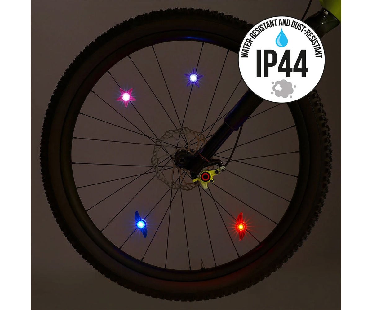 Set 2 Luci a LED per Raggi Bici Unicorn