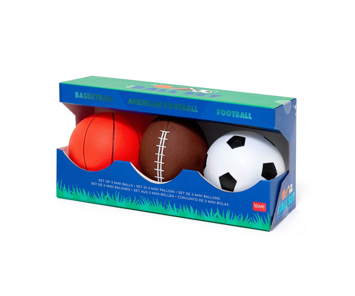 Set 3 Mini Palline Sportive