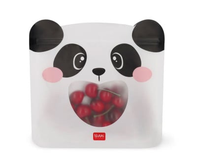 3 Buste Snack Riutilizzabili Panda