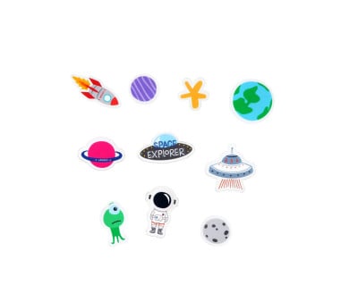 30 Decoraciones para Radios de Bicicleta Space
