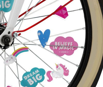 30 Decoraciones para Radios de Bicicleta Unicornio
