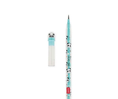 Portamine Impilabile Panda con Gomma
