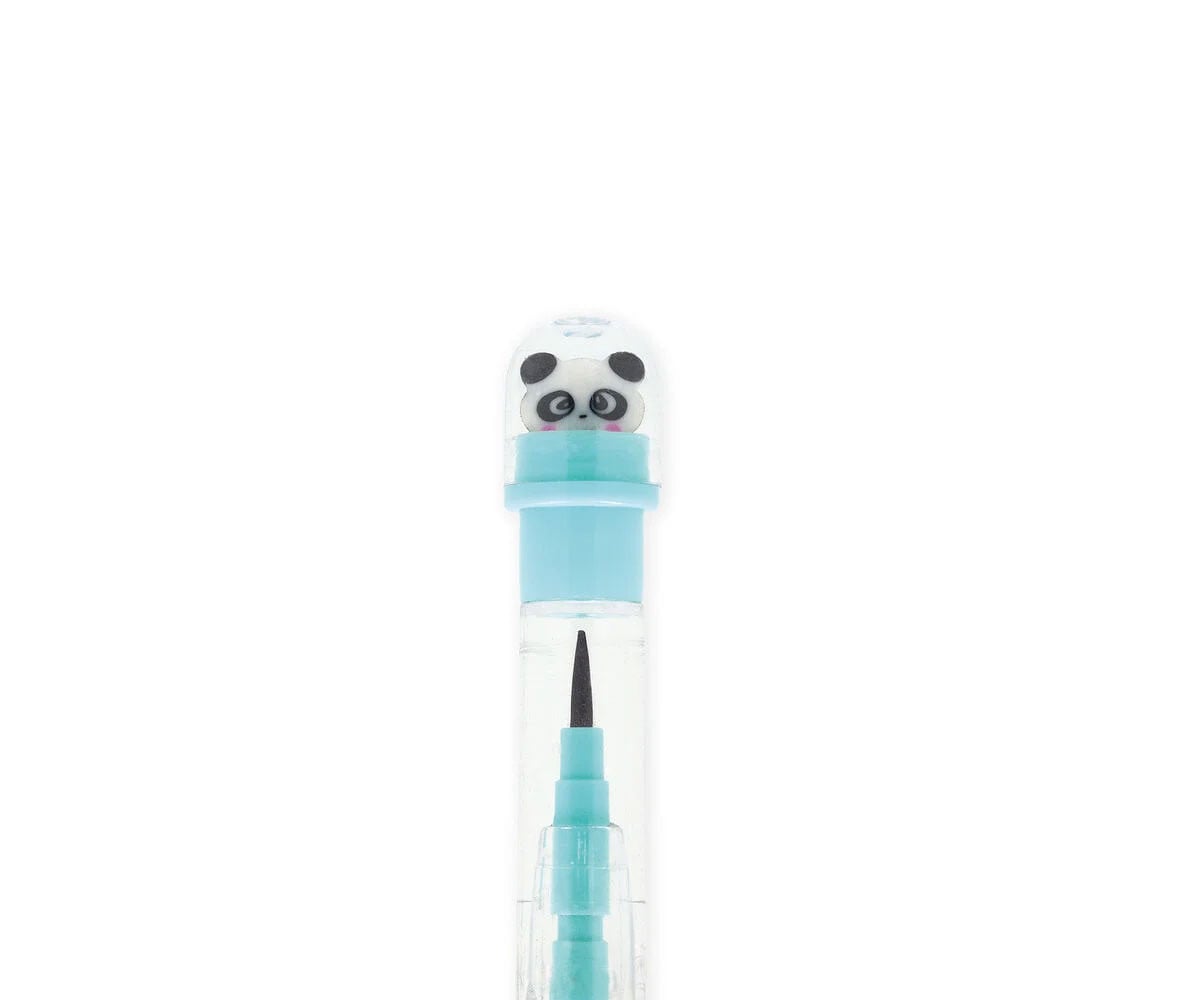 Portamine Impilabile Panda con Gomma