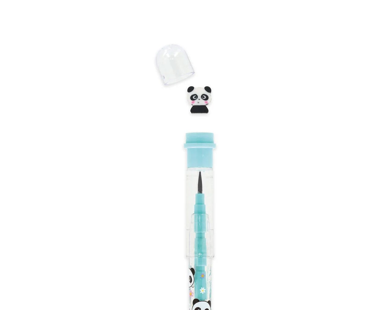Portamine Impilabile Panda con Gomma
