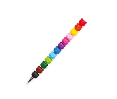 12 Rotuladores Apilables Teddy Bear