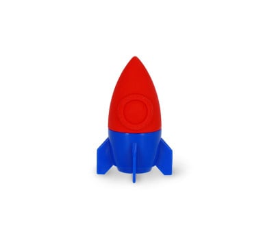 Sacapuntas con Goma Cohete Space