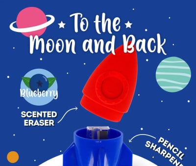 Temperamatite Space Rocket con Gomma