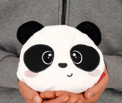 Cuscino Termico con Semi di Lino Panda