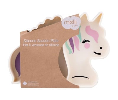 Piatto Silicone Unicorn con Ventosa