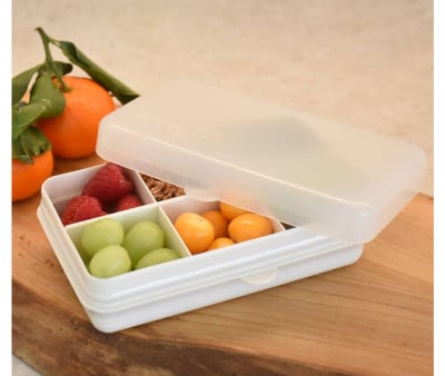 Snackle Box Ivory 6 Scomparti