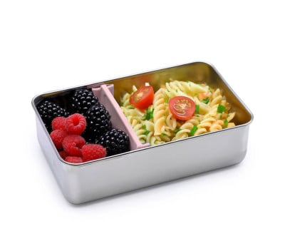 Caixa Bento de aço inoxidável Rosa