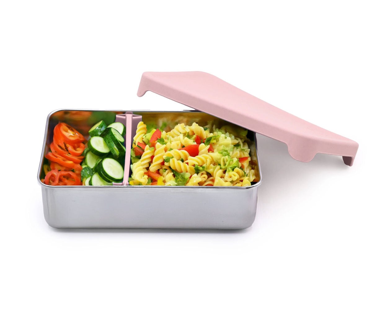 Caixa Bento de aço inoxidável Rosa